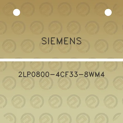 siemens-2lp0800-4cf33-8wm4