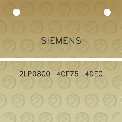 siemens-2lp0800-4cf75-4de0