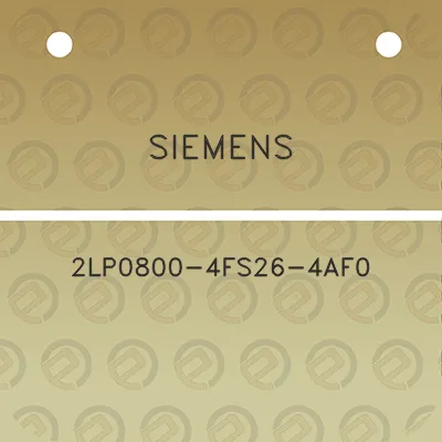 siemens-2lp0800-4fs26-4af0