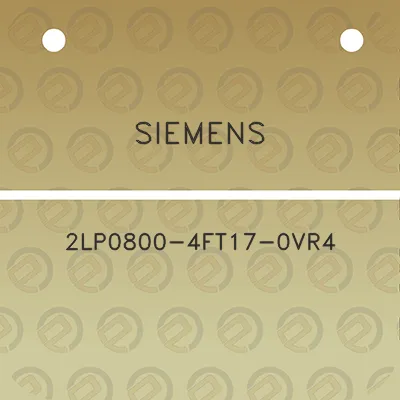 siemens-2lp0800-4ft17-0vr4