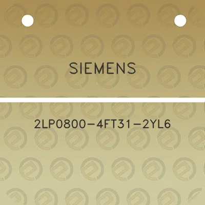 siemens-2lp0800-4ft31-2yl6