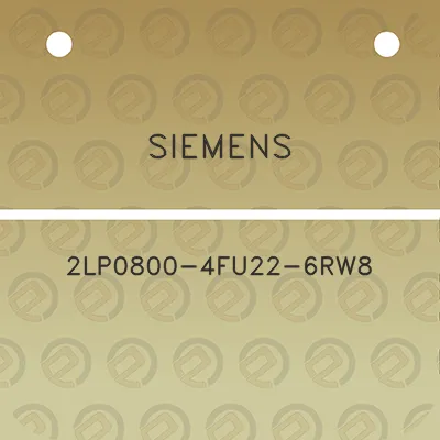 siemens-2lp0800-4fu22-6rw8