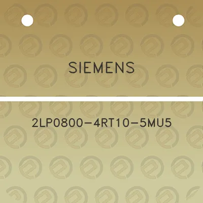 siemens-2lp0800-4rt10-5mu5