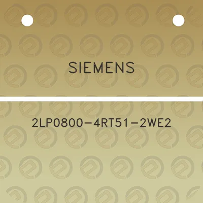 siemens-2lp0800-4rt51-2we2