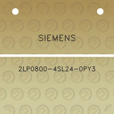 siemens-2lp0800-4sl24-0py3