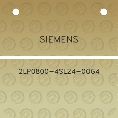 siemens-2lp0800-4sl24-0qg4