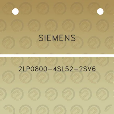 siemens-2lp0800-4sl52-2sv6