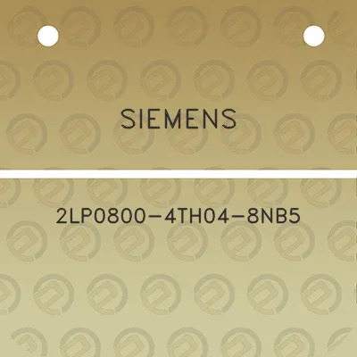 siemens-2lp0800-4th04-8nb5