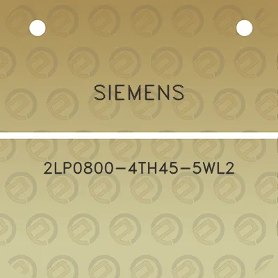 siemens-2lp0800-4th45-5wl2