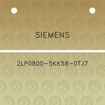 siemens-2lp0800-5kk58-0tj7