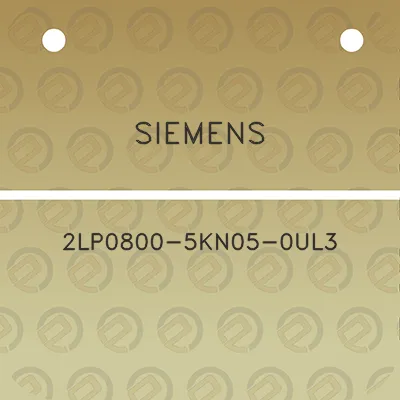 siemens-2lp0800-5kn05-0ul3