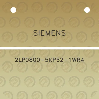 siemens-2lp0800-5kp52-1wr4