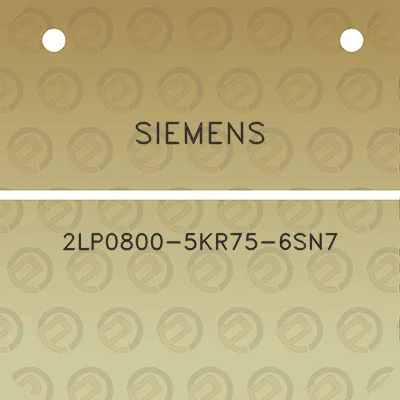 siemens-2lp0800-5kr75-6sn7