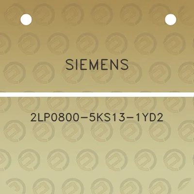 siemens-2lp0800-5ks13-1yd2