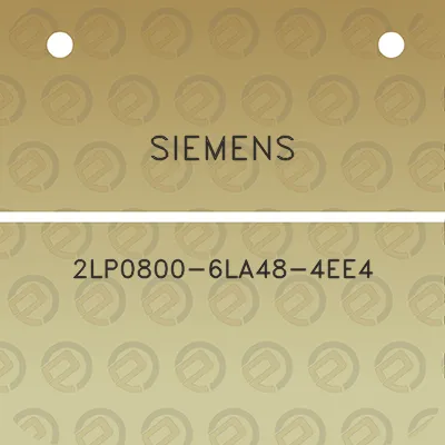 siemens-2lp0800-6la48-4ee4