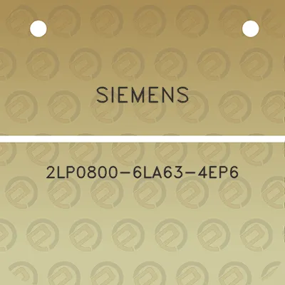 siemens-2lp0800-6la63-4ep6