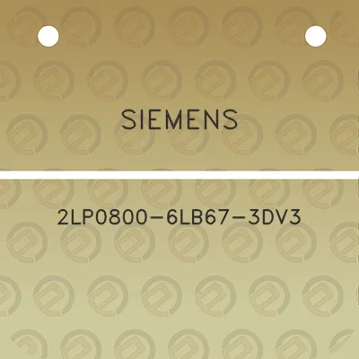 siemens-2lp0800-6lb67-3dv3