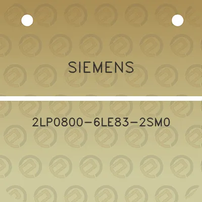 siemens-2lp0800-6le83-2sm0