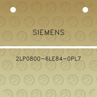 siemens-2lp0800-6le84-0pl7