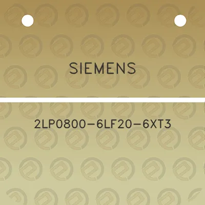 siemens-2lp0800-6lf20-6xt3