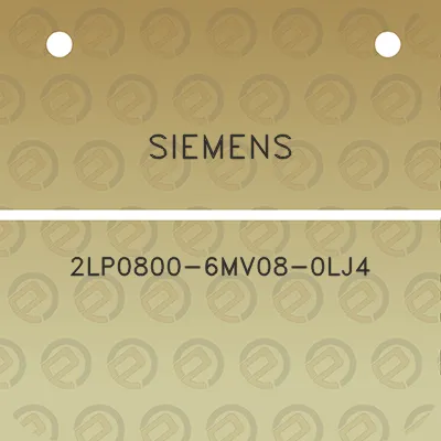 siemens-2lp0800-6mv08-0lj4