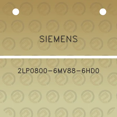 siemens-2lp0800-6mv88-6hd0