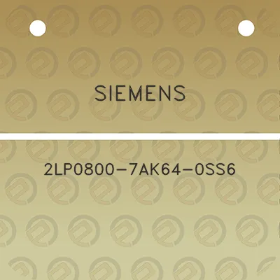 siemens-2lp0800-7ak64-0ss6