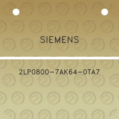 siemens-2lp0800-7ak64-0ta7