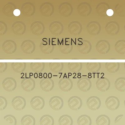 siemens-2lp0800-7ap28-8tt2