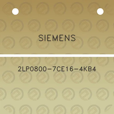 siemens-2lp0800-7ce16-4kb4