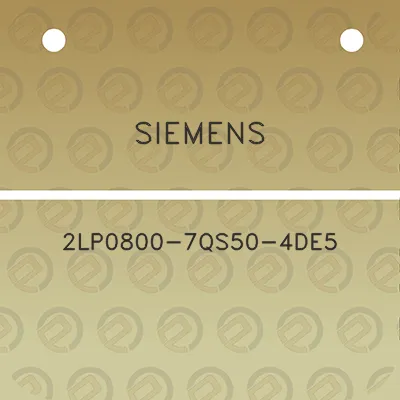 siemens-2lp0800-7qs50-4de5