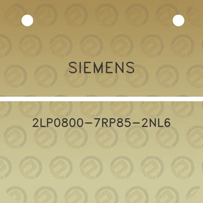 siemens-2lp0800-7rp85-2nl6