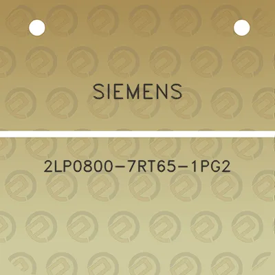 siemens-2lp0800-7rt65-1pg2