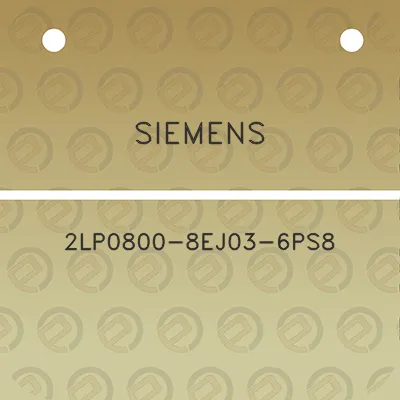 siemens-2lp0800-8ej03-6ps8