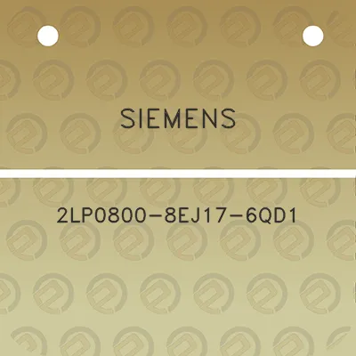 siemens-2lp0800-8ej17-6qd1