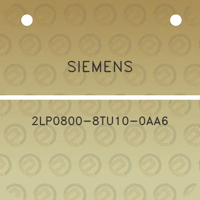 siemens-2lp0800-8tu10-0aa6