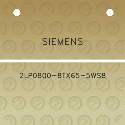 siemens-2lp0800-8tx65-5ws8