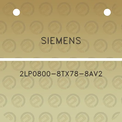 siemens-2lp0800-8tx78-8av2