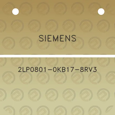 siemens-2lp0801-0kb17-8rv3