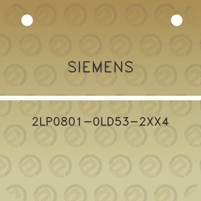 siemens-2lp0801-0ld53-2xx4