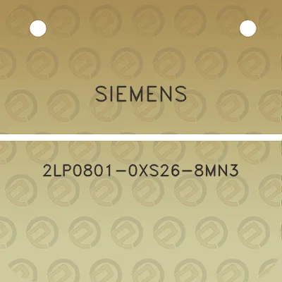 siemens-2lp0801-0xs26-8mn3