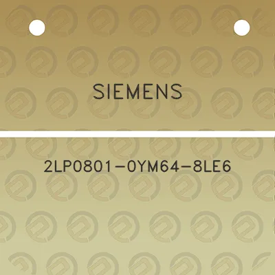 siemens-2lp0801-0ym64-8le6