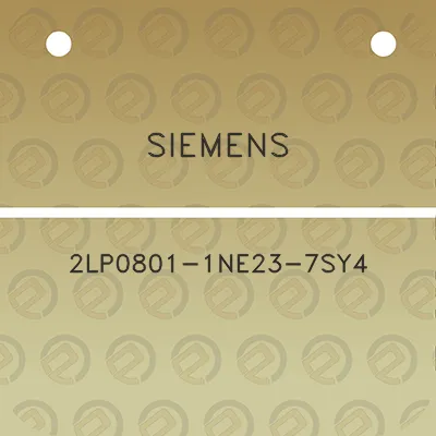 siemens-2lp0801-1ne23-7sy4