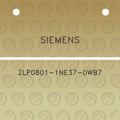 siemens-2lp0801-1ne37-0wb7