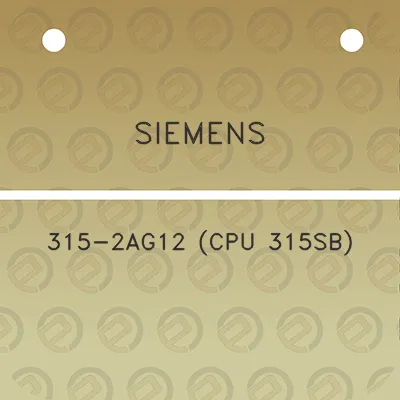 siemens-315-2ag12-cpu-315sb