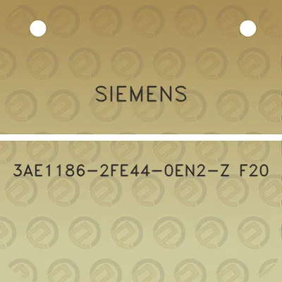 siemens-3ae1186-2fe44-0en2-z-f20