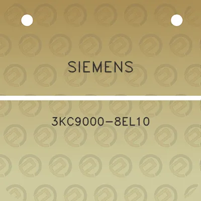 siemens-3kc9000-8el10