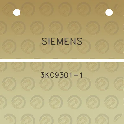 siemens-3kc9301-1