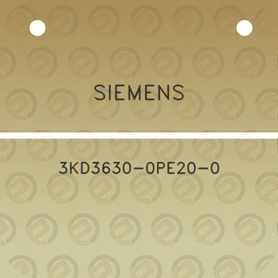 siemens-3kd3630-0pe20-0