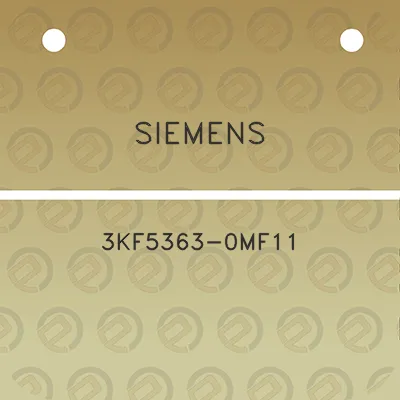 siemens-3kf5363-0mf11